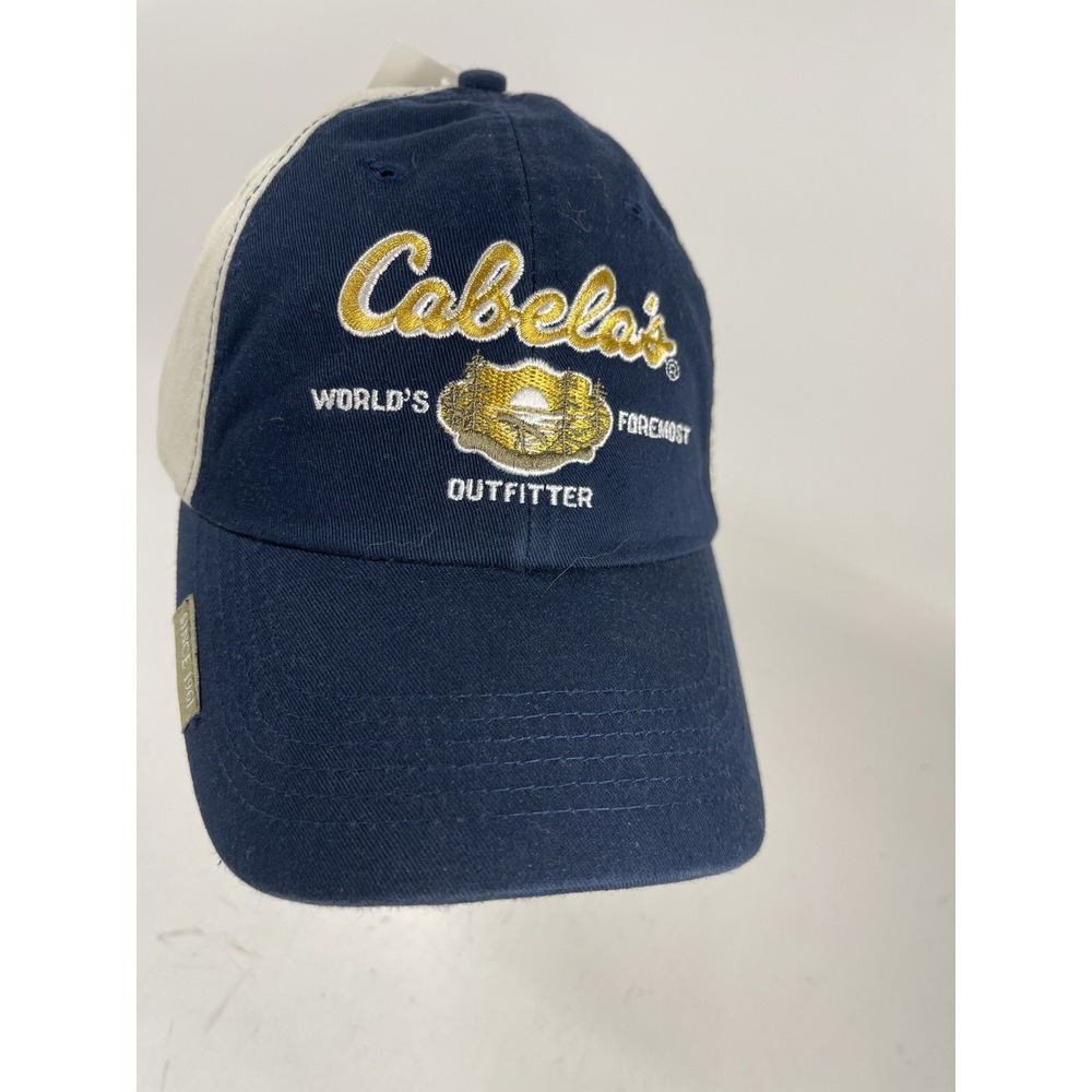 Cabelas Worlds Foremost Outfitter Hat Low profile Strapback